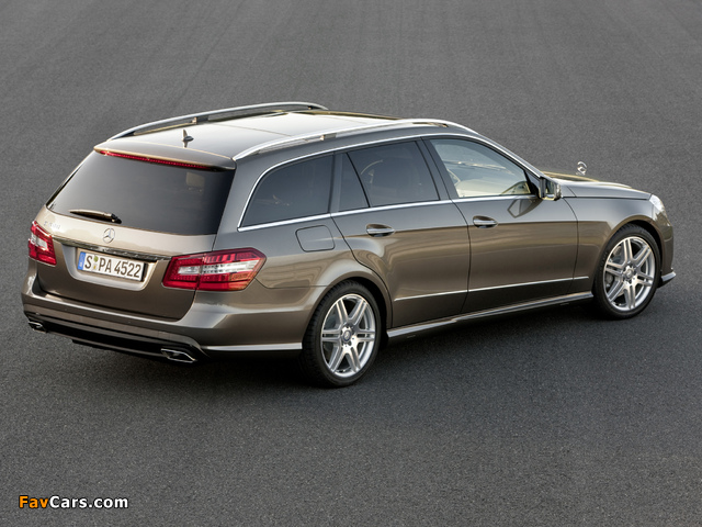 Mercedes-Benz E 500 AMG Sports Package Estate (S212) 2009–12 images (640 x 480)
