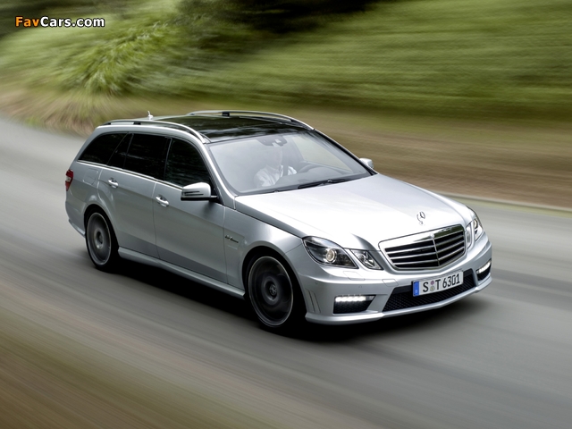 Mercedes-Benz E 63 AMG Estate (S212) 2009–11 images (640 x 480)