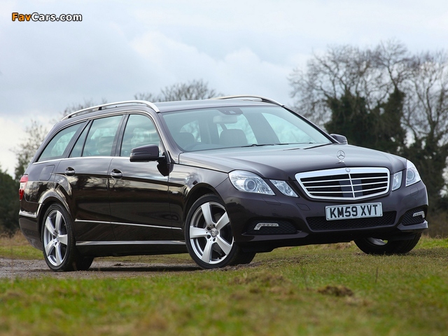 Mercedes-Benz E 350 CDI Estate UK-spec (S212) 2009–12 images (640 x 480)