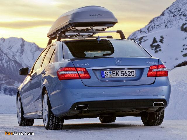 Mercedes-Benz E 500 4MATIC AMG Sports Package (W212) 2009–12 images (640 x 480)