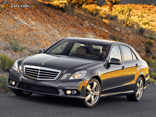 Mercedes-Benz E 350 AMG Sports Package US-spec (W212) 2009–12 images (640 x 480)