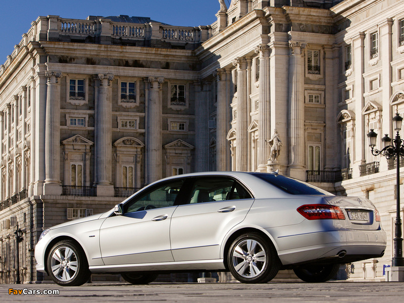 Mercedes-Benz E 350 BlueTec (W212) 2009–12 images (800 x 600)