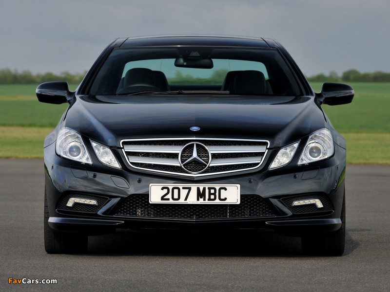 Mercedes-Benz E 500 Coupe AMG Sports Package UK-spec (C207) 2009–12 images (800 x 600)