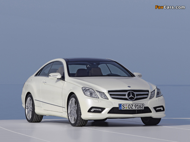 Mercedes-Benz E 500 Coupe AMG Sports Package (C207) 2009–12 images (640 x 480)