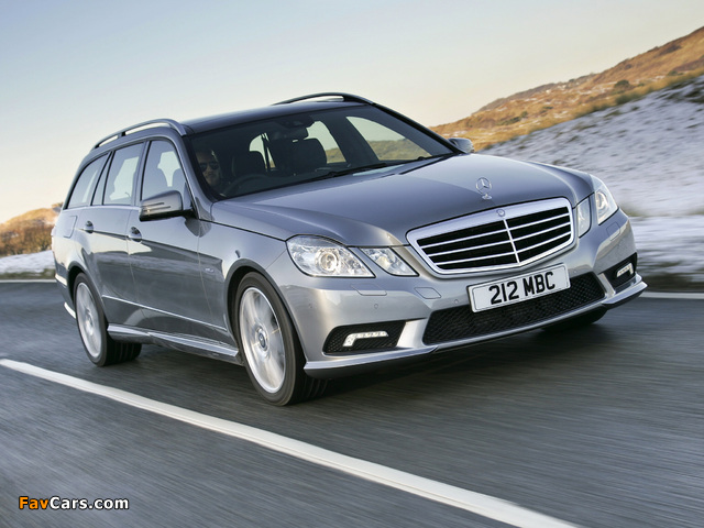 Mercedes-Benz E 250 CDI AMG Sports Package Estate UK-spec (S212) 2009–12 images (640 x 480)