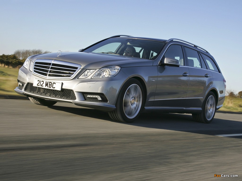 Mercedes-Benz E 250 CDI AMG Sports Package Estate UK-spec (S212) 2009–12 images (1024 x 768)