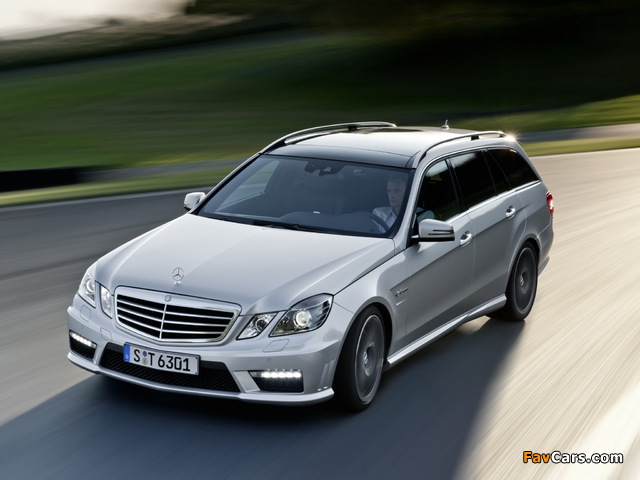 Mercedes-Benz E 63 AMG Estate (S212) 2009–11 images (640 x 480)