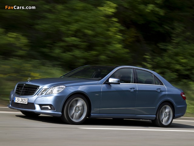 Mercedes-Benz E 500 AMG Sports Package (W212) 2009–12 images (640 x 480)