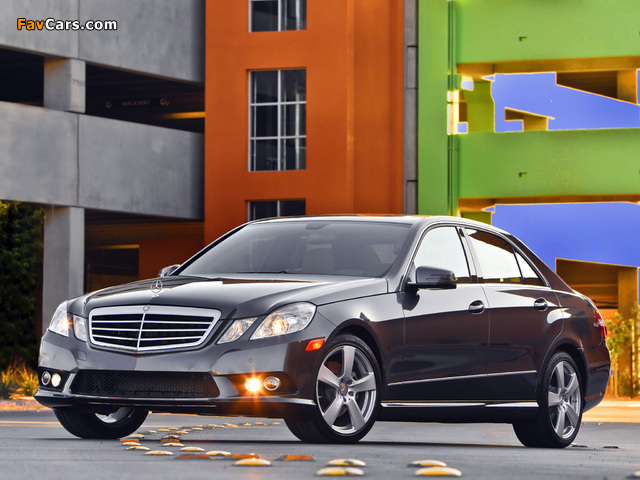 Mercedes-Benz E 350 AMG Sports Package US-spec (W212) 2009–12 images (640 x 480)