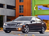 Mercedes-Benz E 350 AMG Sports Package US-spec (W212) 2009–12 images