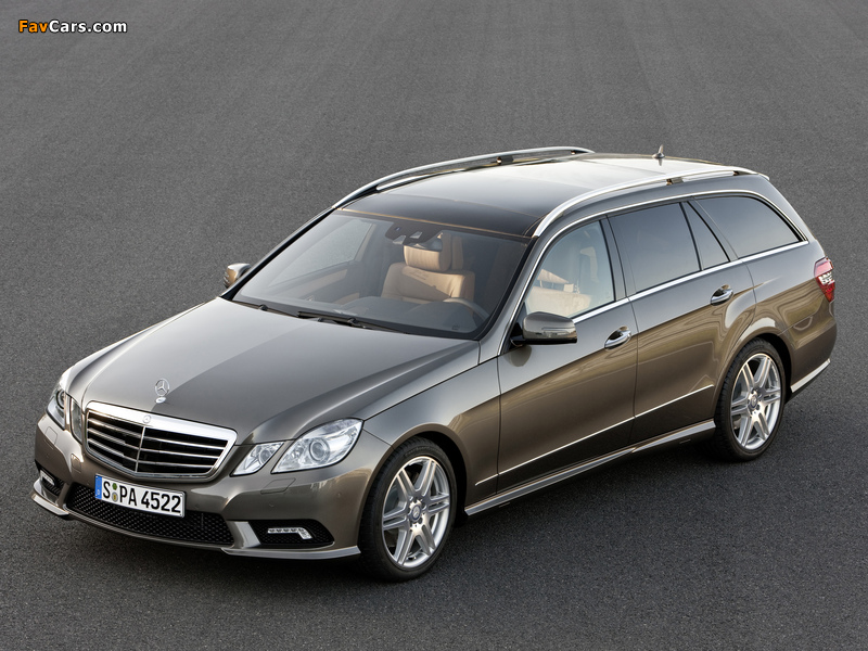 Mercedes-Benz E 500 AMG Sports Package Estate (S212) 2009–12 images (800 x 600)