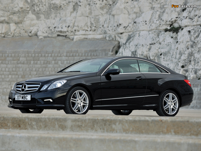 Mercedes-Benz E 500 Coupe AMG Sports Package UK-spec (C207) 2009–12 images (800 x 600)