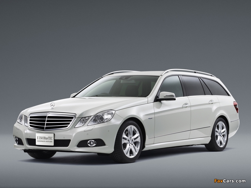 Mercedes-Benz E 350 BlueTec Estate JP-spec (S212) 2009–12 photos (800 x 600)