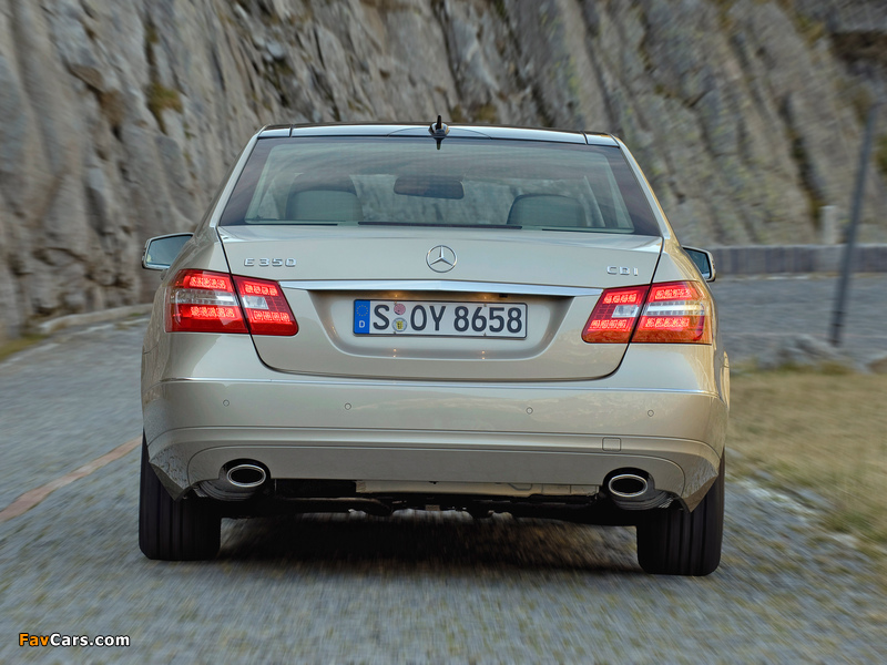 Mercedes-Benz E 350 CDI (W212) 2009–12 photos (800 x 600)