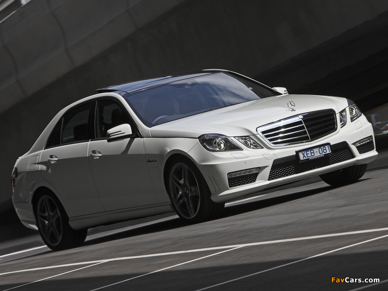 Mercedes-Benz E 63 AMG AU-spec (W212) 2009–11 photos (800 x 600)