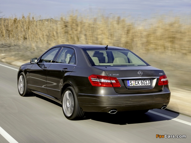 Mercedes-Benz E 350 CGI (W212) 2009–12 photos (640 x 480)