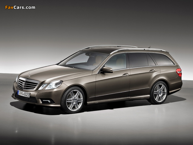 Mercedes-Benz E 500 AMG Sports Package Estate (S212) 2009–12 photos (640 x 480)