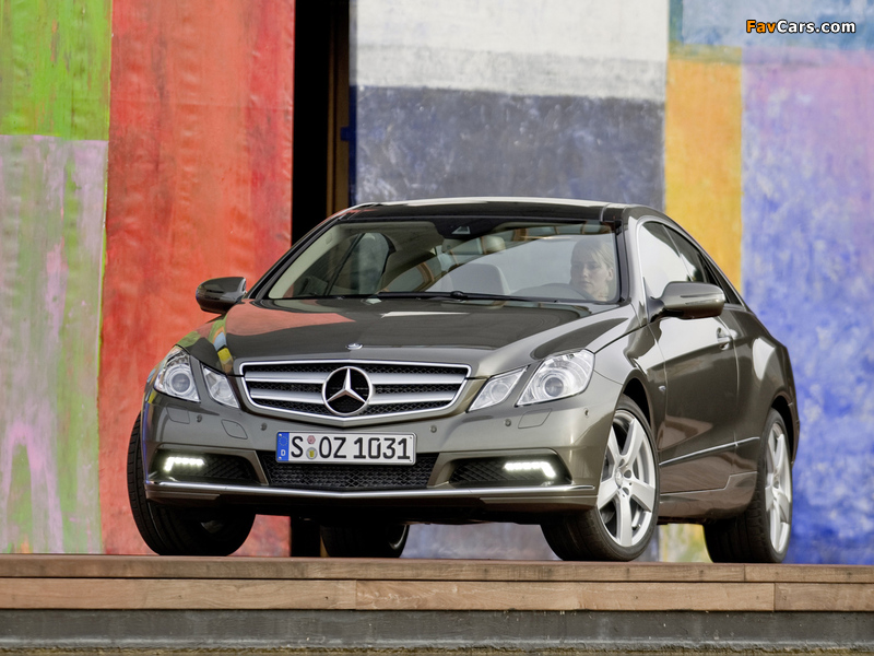 Mercedes-Benz E 350 CDI Coupe (C207) 2009–12 photos (800 x 600)