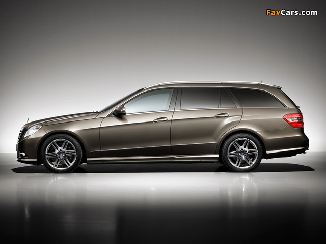 Mercedes-Benz E 500 AMG Sports Package Estate (S212) 2009–12 pictures (640 x 480)