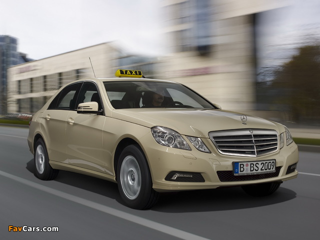 Mercedes-Benz E-Klasse Taxi (W212) 2009–12 pictures (640 x 480)