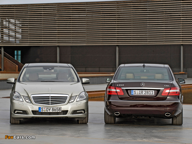 Mercedes-Benz E350 CDI & E350 CGI (W212) 2009 pictures (640 x 480)