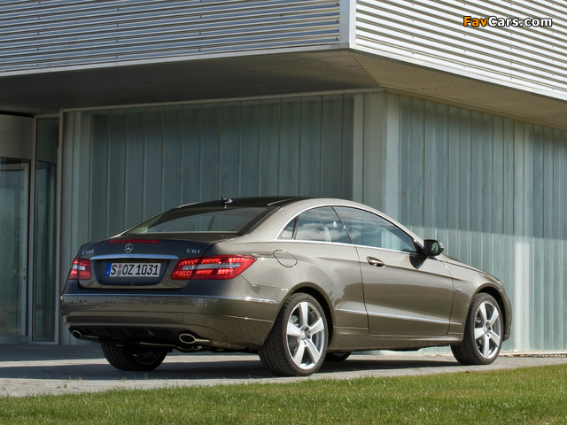 Mercedes-Benz E 350 CDI Coupe (C207) 2009–12 pictures (640 x 480)
