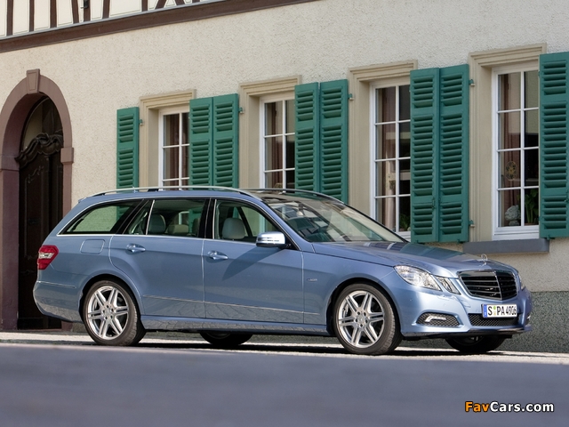 Mercedes-Benz E 350 CDI 4MATIC Estate (S212) 2009–12 pictures (640 x 480)