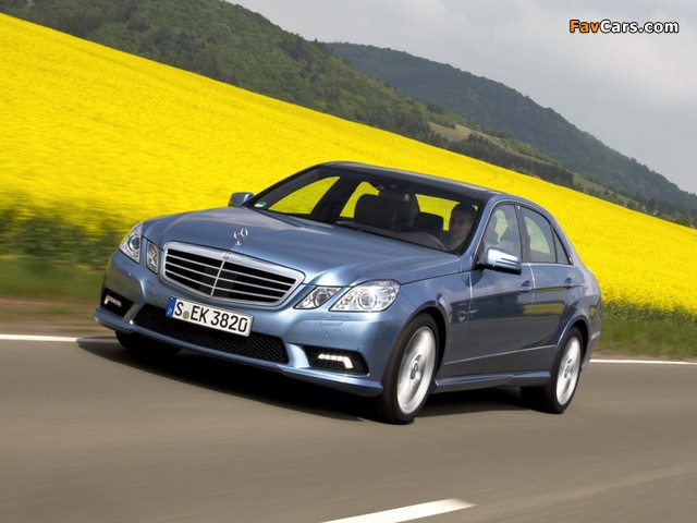 Mercedes-Benz E 500 AMG Sports Package (W212) 2009–12 pictures (640 x 480)