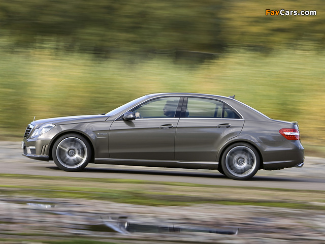 Mercedes-Benz E 63 AMG UK-spec (W212) 2009–11 pictures (640 x 480)