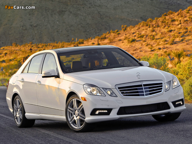 Mercedes-Benz E 550 AMG Sports Package (W212) 2009–12 pictures (640 x 480)