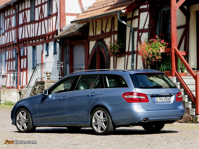 Mercedes-Benz E 350 CDI 4MATIC Estate (S212) 2009–12 pictures (640 x 480)