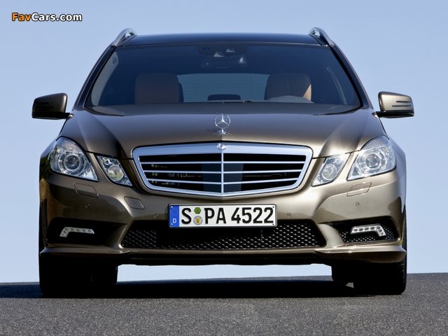 Mercedes-Benz E 500 AMG Sports Package Estate (S212) 2009–12 wallpapers (640 x 480)