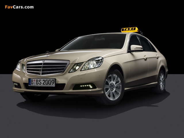 Mercedes-Benz E-Klasse Taxi (W212) 2009–12 wallpapers (640 x 480)