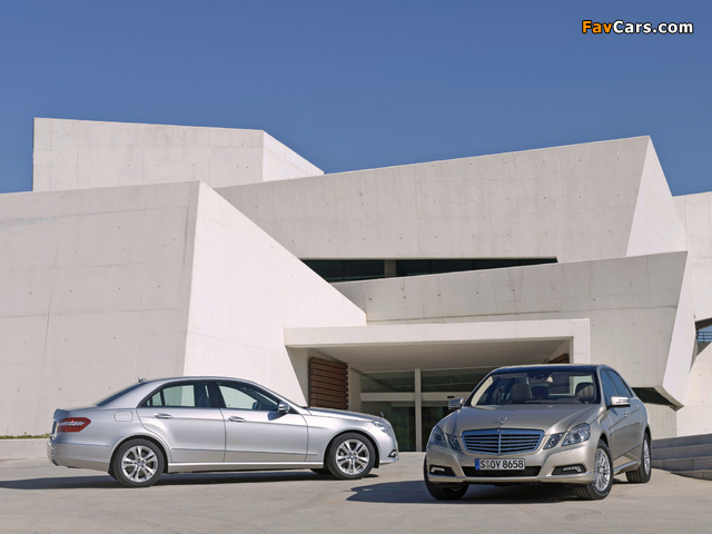 Mercedes-Benz E500 & E350 CDI (W212) 2009 wallpapers (640 x 480)