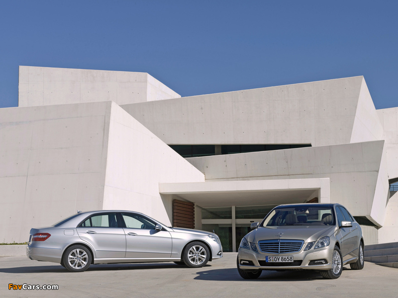 Mercedes-Benz E500 & E350 CDI (W212) 2009 wallpapers (800 x 600)