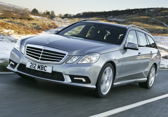 Mercedes-Benz E 250 CDI AMG Sports Package Estate UK-spec (S212) 2009–12 wallpapers