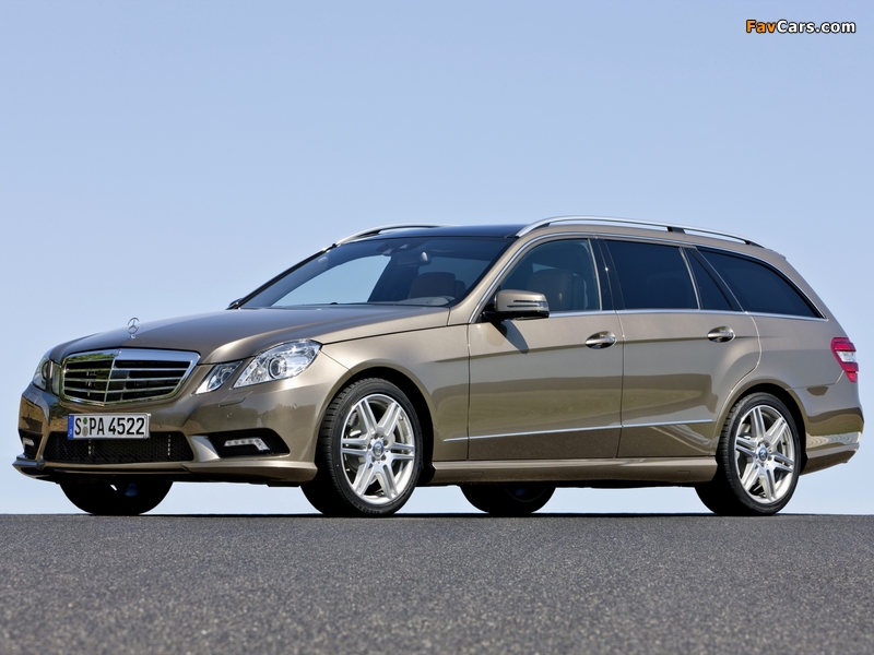 Mercedes-Benz E 500 AMG Sports Package Estate (S212) 2009–12 wallpapers (800 x 600)