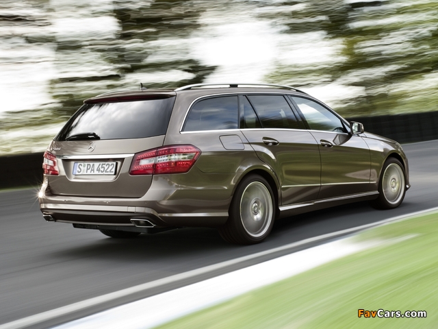 Mercedes-Benz E 500 AMG Sports Package Estate (S212) 2009–12 wallpapers (640 x 480)