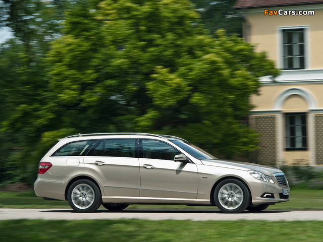 Mercedes-Benz E 250 CDI Estate (S212) 2009–12 wallpapers (640 x 480)