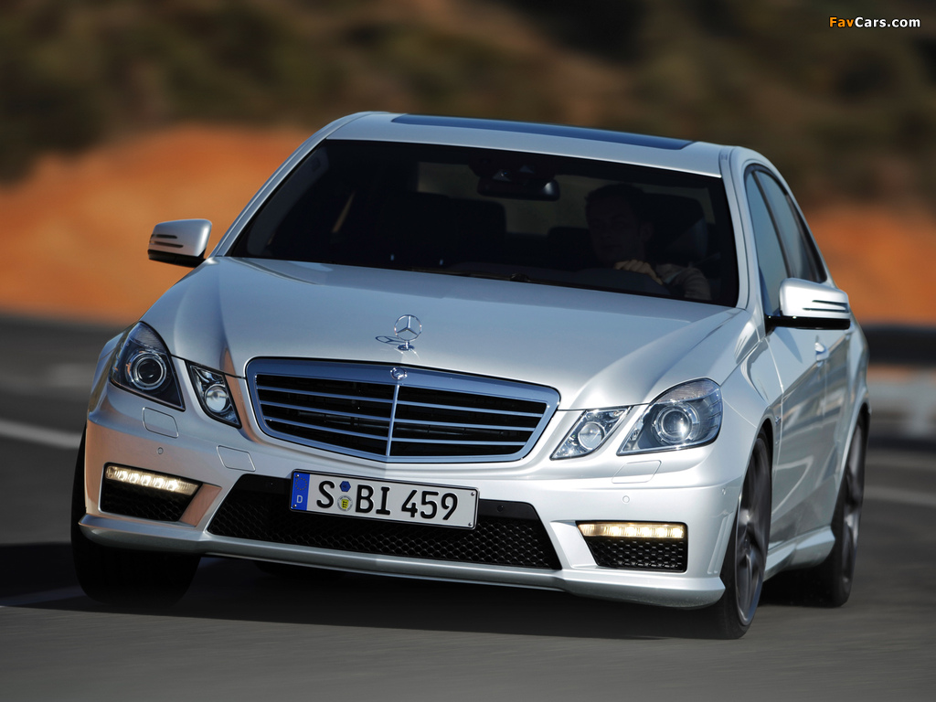 Mercedes-Benz E 63 AMG (W212) 2009–11 wallpapers (1024 x 768)