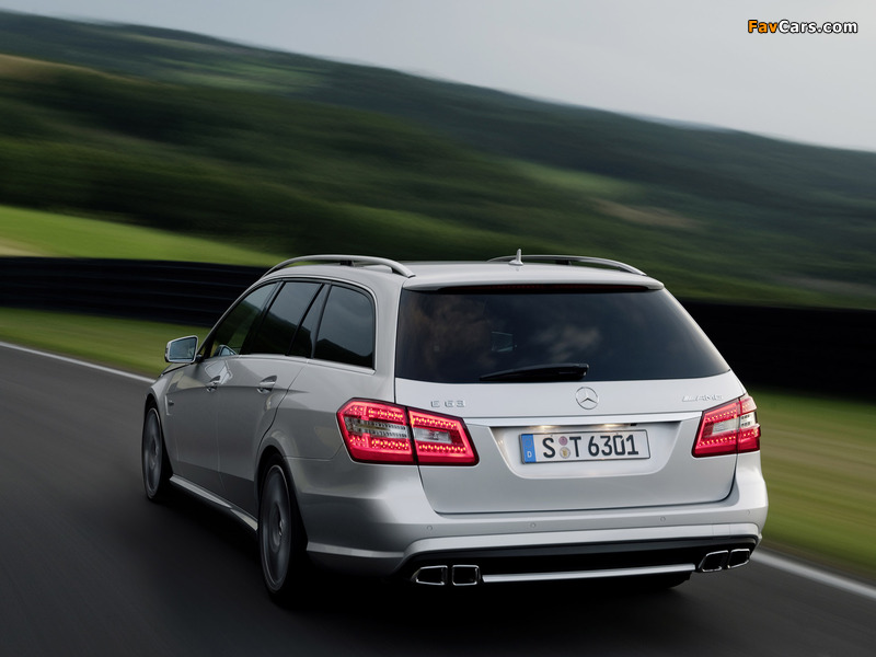 Mercedes-Benz E 63 AMG Estate (S212) 2009–11 wallpapers (800 x 600)