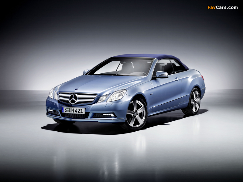 Mercedes-Benz E 350 CGI Cabrio (A207) 2010–12 images (800 x 600)