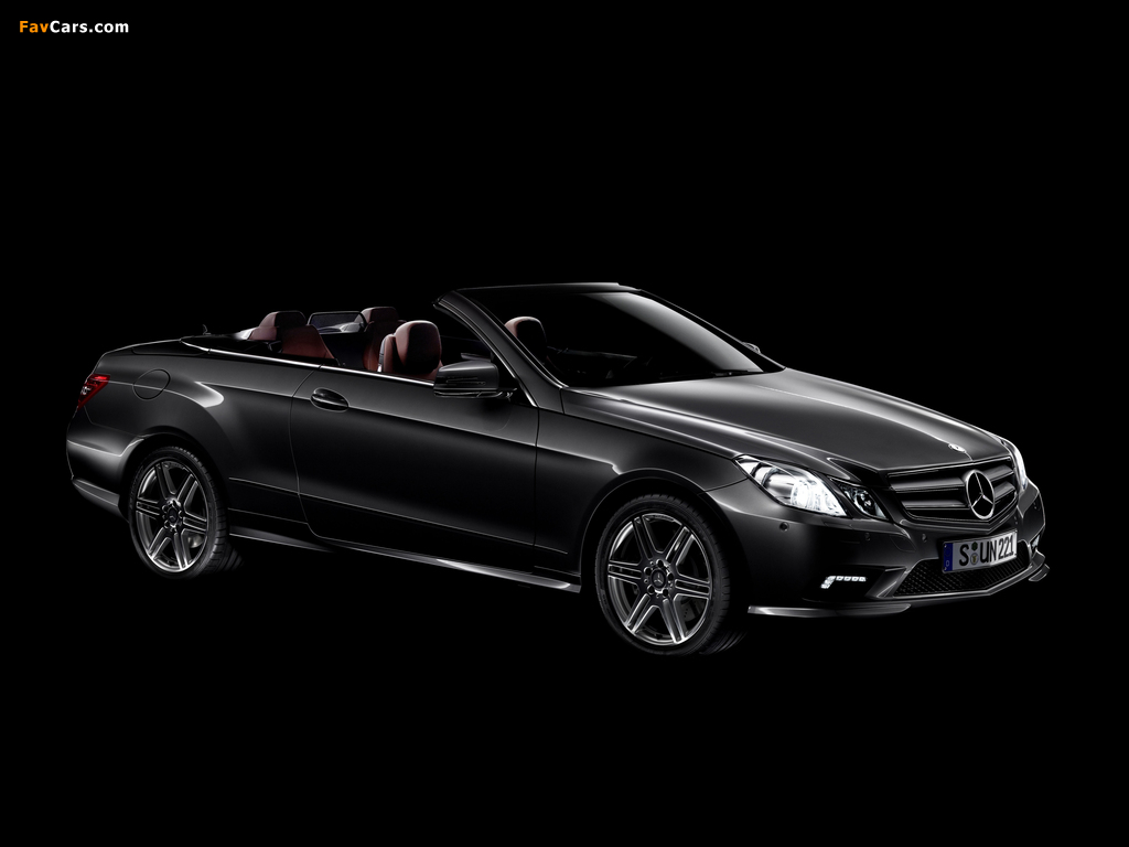 Mercedes-Benz E 500 Cabrio AMG Sports Package (A207) 2010–12 images (1024 x 768)