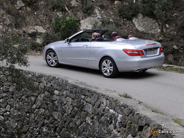 Mercedes-Benz E 220 CDI Cabrio (A207) 2010–12 images (640 x 480)
