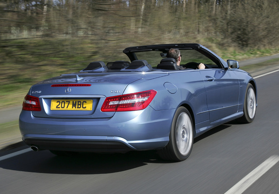 Mercedes-Benz E 250 CDI Cabrio AMG Sports Package UK-spec (A207) 2010–12 images