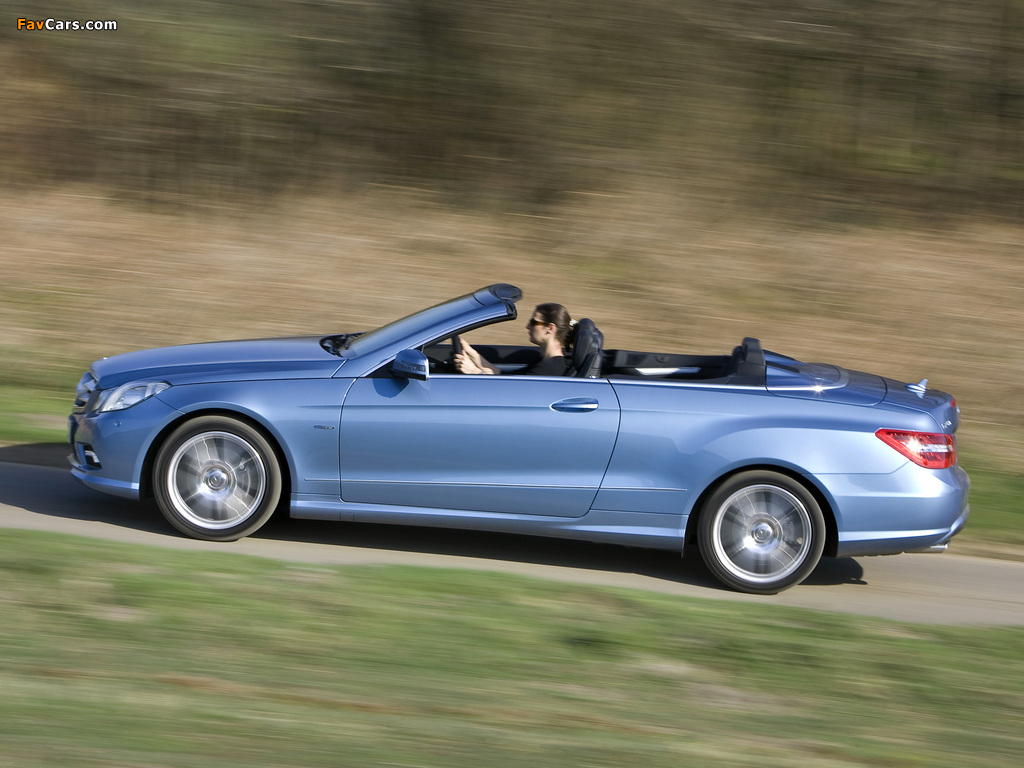 Mercedes-Benz E 250 CDI Cabrio AMG Sports Package UK-spec (A207) 2010–12 images (1024 x 768)