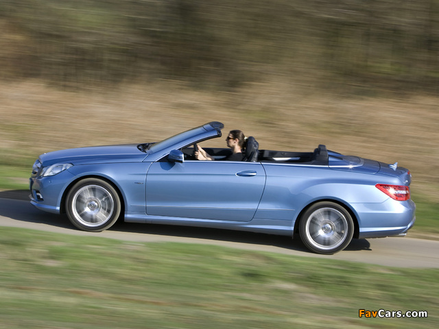 Mercedes-Benz E 250 CDI Cabrio AMG Sports Package UK-spec (A207) 2010–12 images (640 x 480)