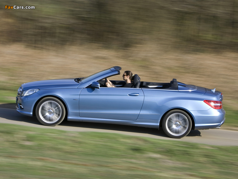 Mercedes-Benz E 250 CDI Cabrio AMG Sports Package UK-spec (A207) 2010–12 images (800 x 600)