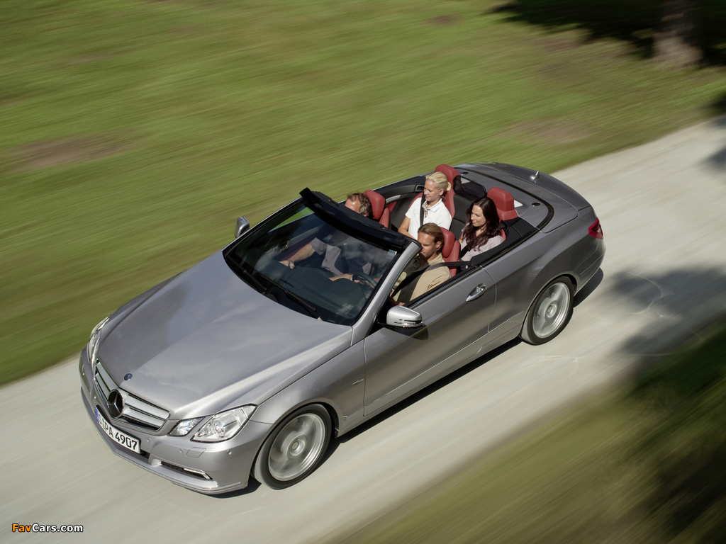Mercedes-Benz E 350 CGI Cabrio (A207) 2010–12 images (1024 x 768)