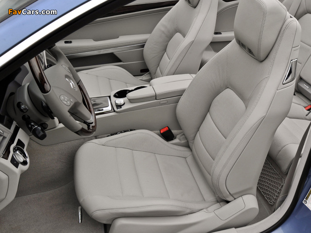 Mercedes-Benz E 550 Cabrio AMG Sports Package (A207) 2010–12 images (640 x 480)